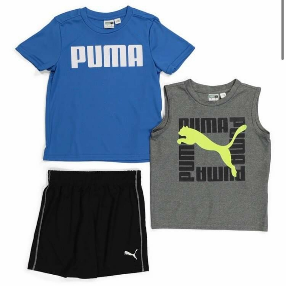 Puma performance little boy shorts set - Picture 1 of 6
